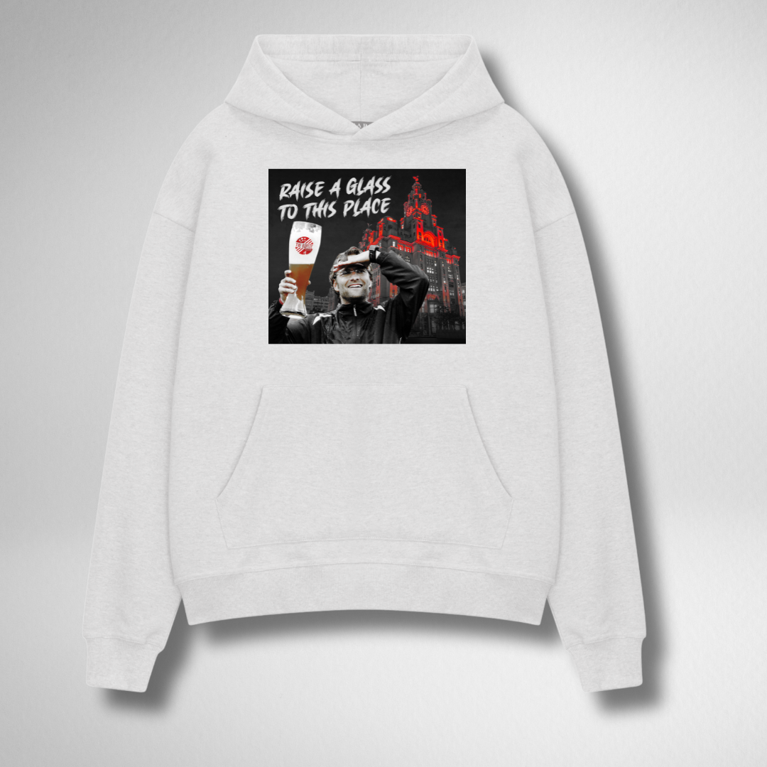 RAISE YOUR GLASS TO THIS PLACE HOODIE