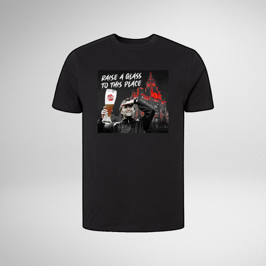RAISE A GLASS TO THIS PLACE TEE