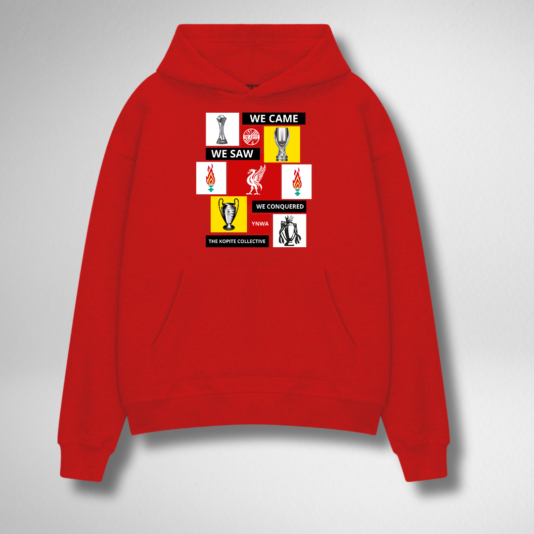 WE CAME WE SAW WE CONQUERED HOODIE